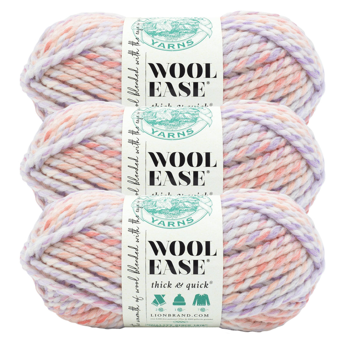 Lion Brand Yarn Wool-Ease Thick & Quick