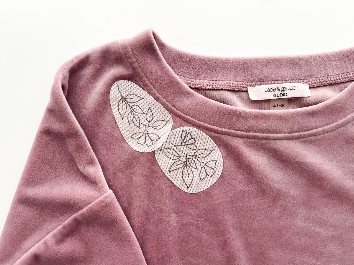 Stick & Stitch Floral Embroidery Patterns for Clothing