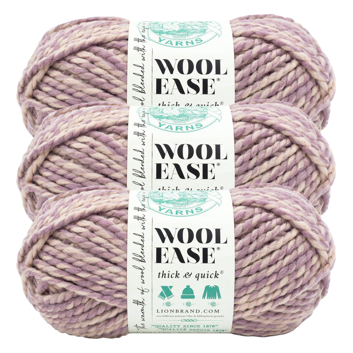 Lion Brand Yarn Wool-Ease Thick & Quick