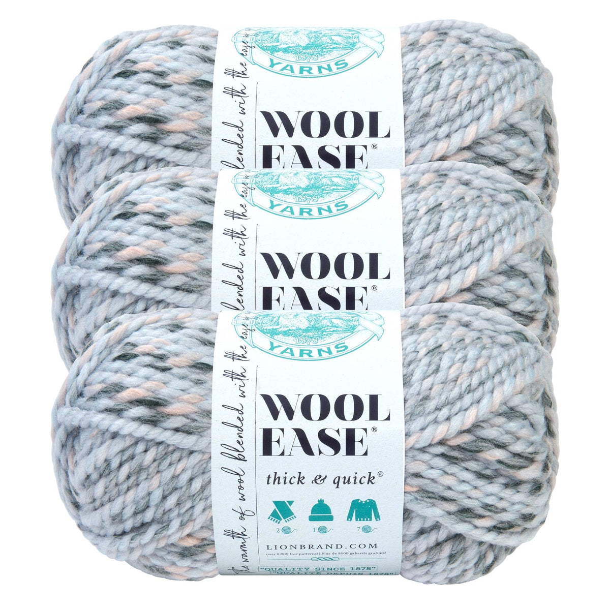 Lion Brand Yarn Wool-Ease Thick & Quick