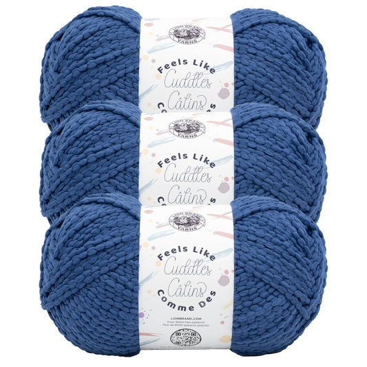 Lion Brand Yarn Feels Like Cuddles Ink