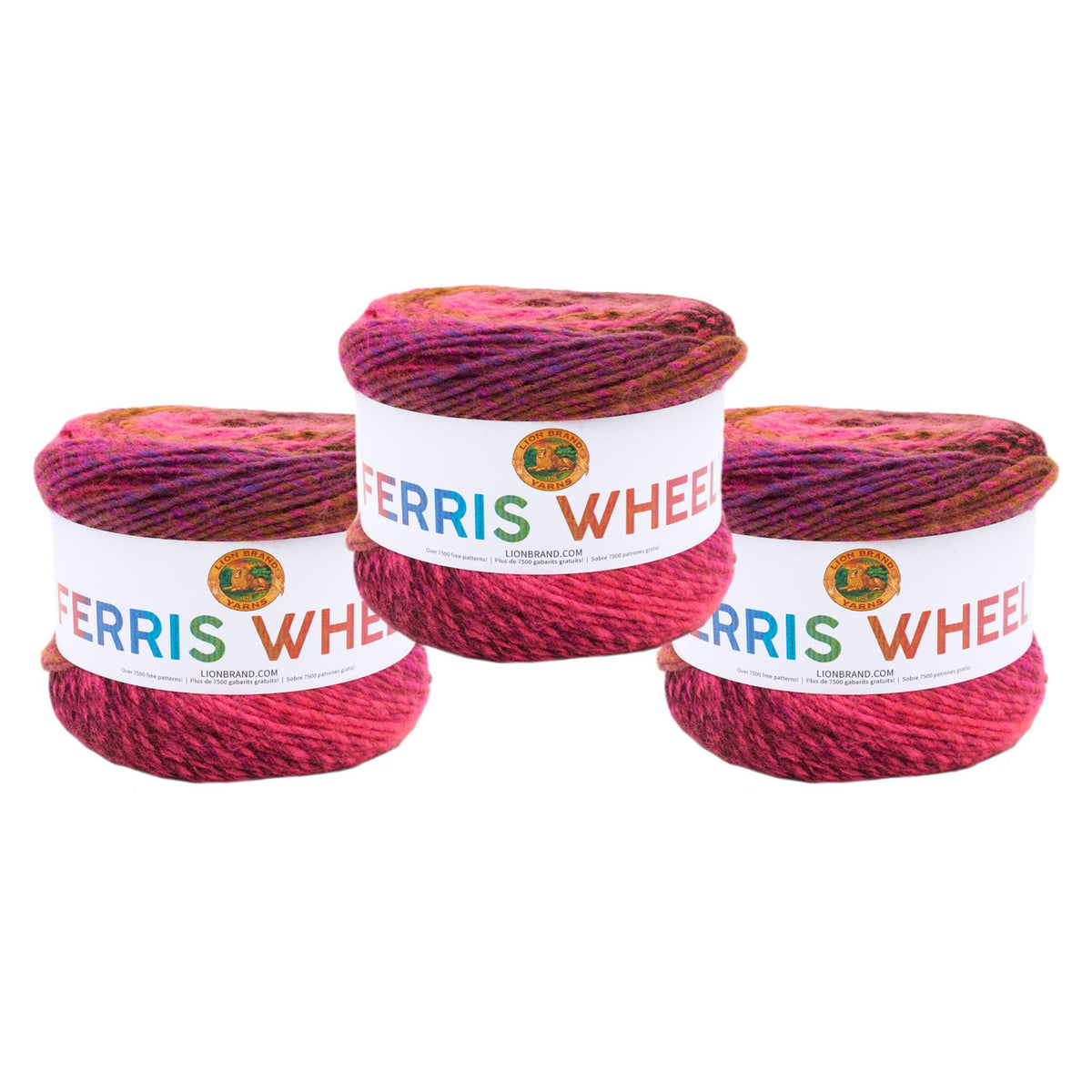 Lion Brand Yarn Ferris Wheel Pink Marmalade