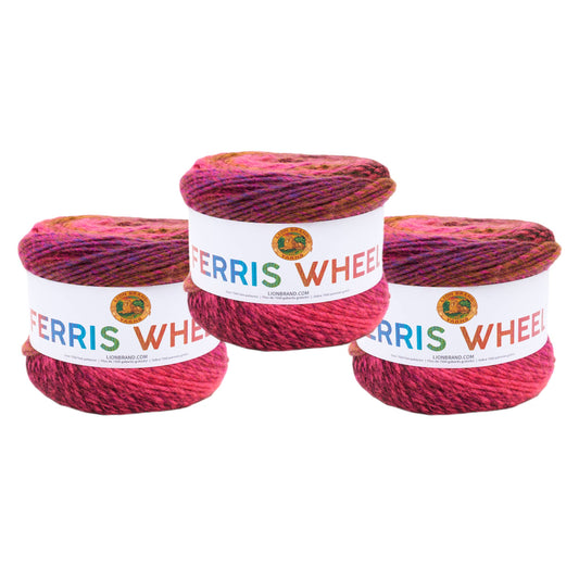 Lion Brand Yarn Ferris Wheel Pink Marmalade