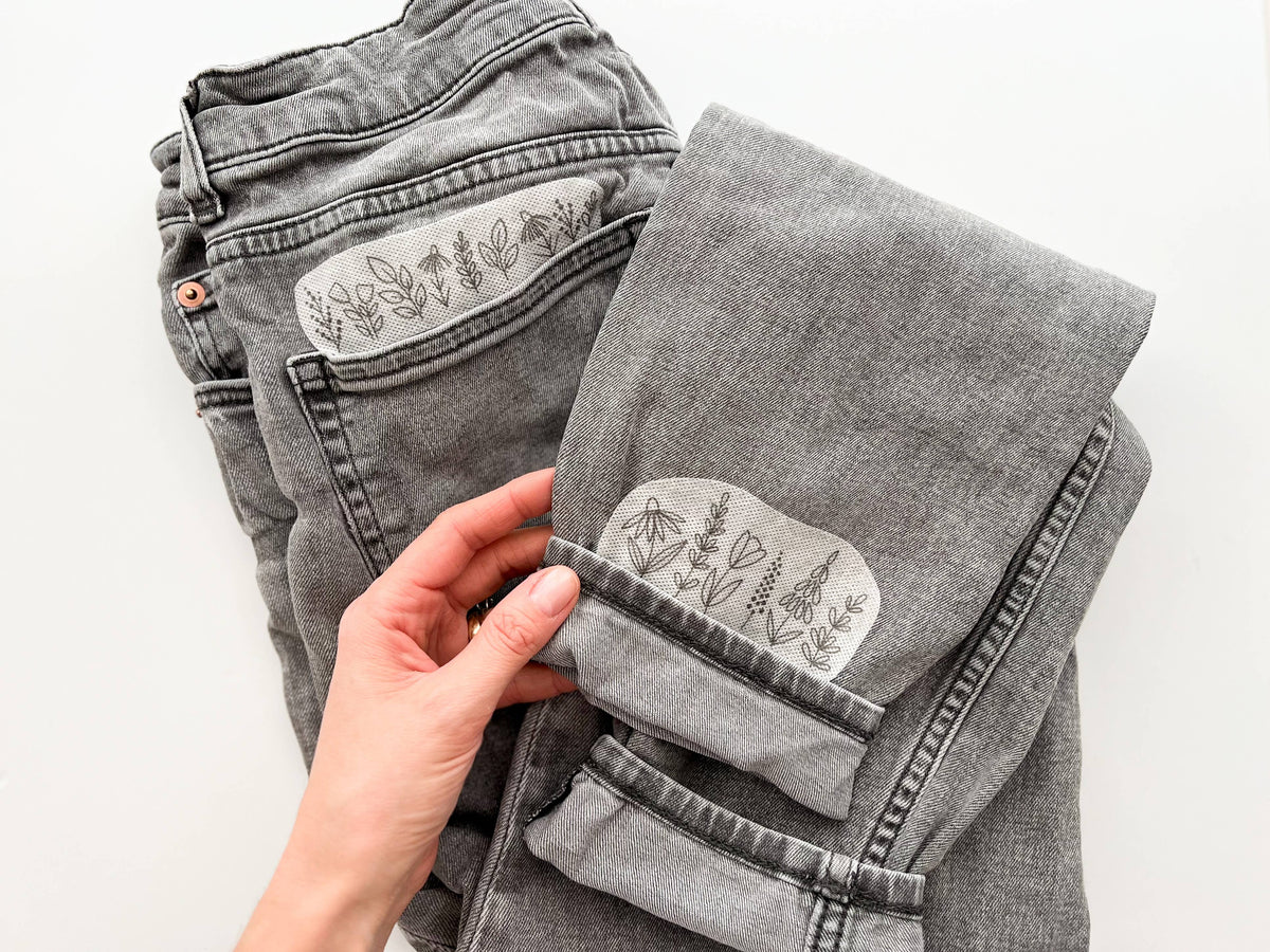 Stick & Stitch Floral Embroidery Patterns for Clothing