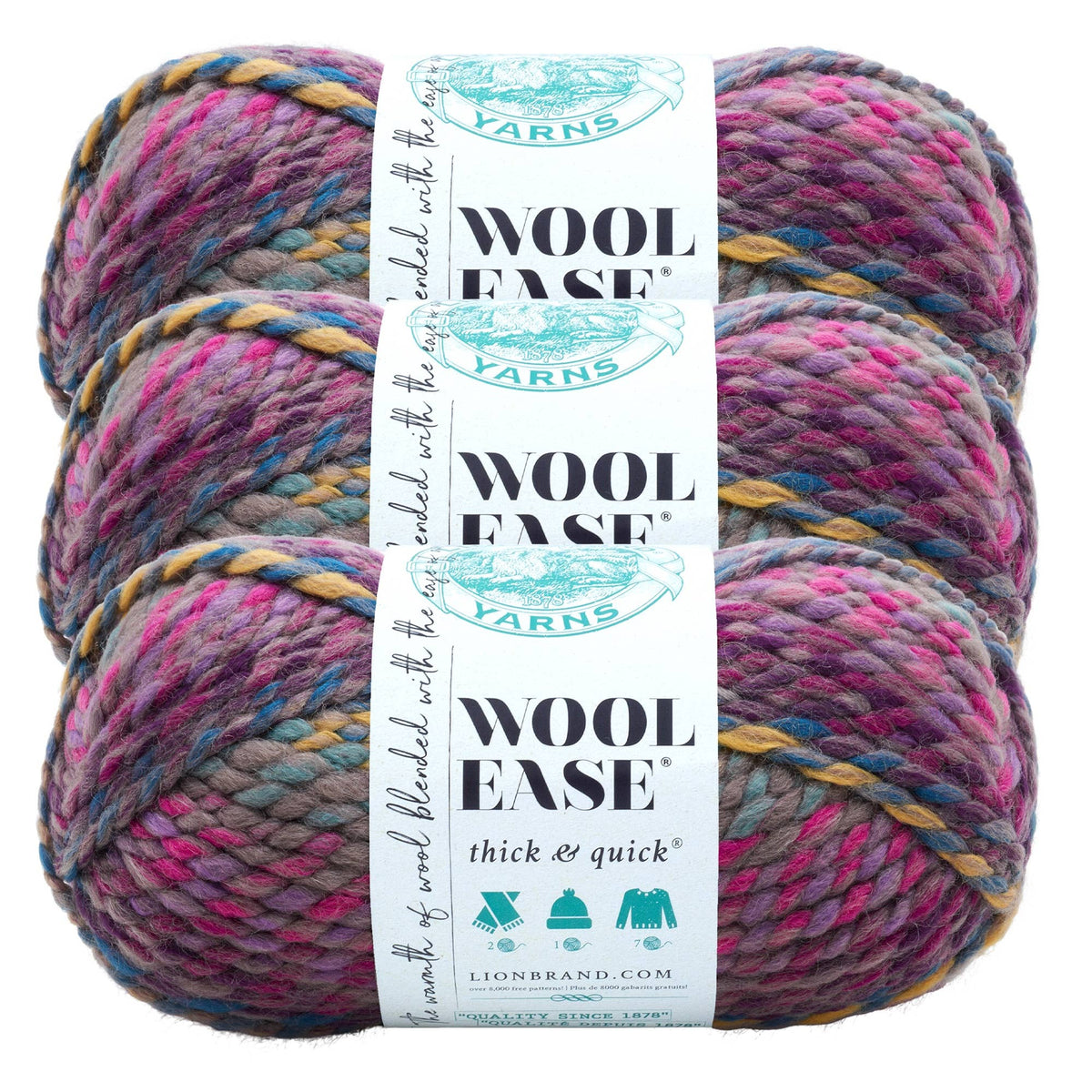 Lion Brand Yarn Wool-Ease Thick & Quick