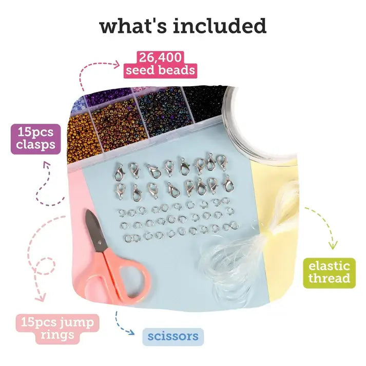 Incraftables 26400pc Seed Beads Kit