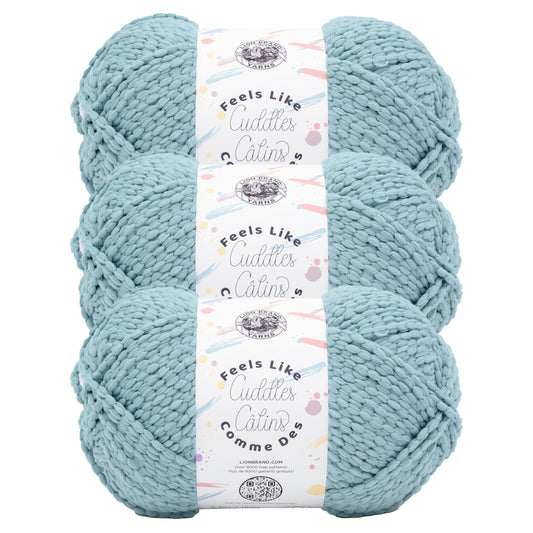 Lion Brand Yarn Feels Like Cuddles Aquifer